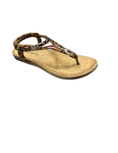 SANDALIAS PLANAS MARRON 17667